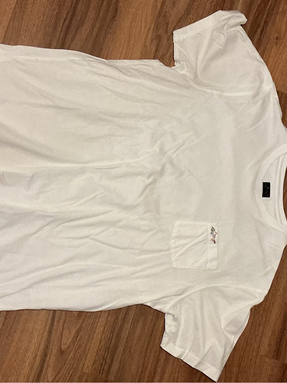 Greg Norman Collection White Short Sleeve Pocket Tee